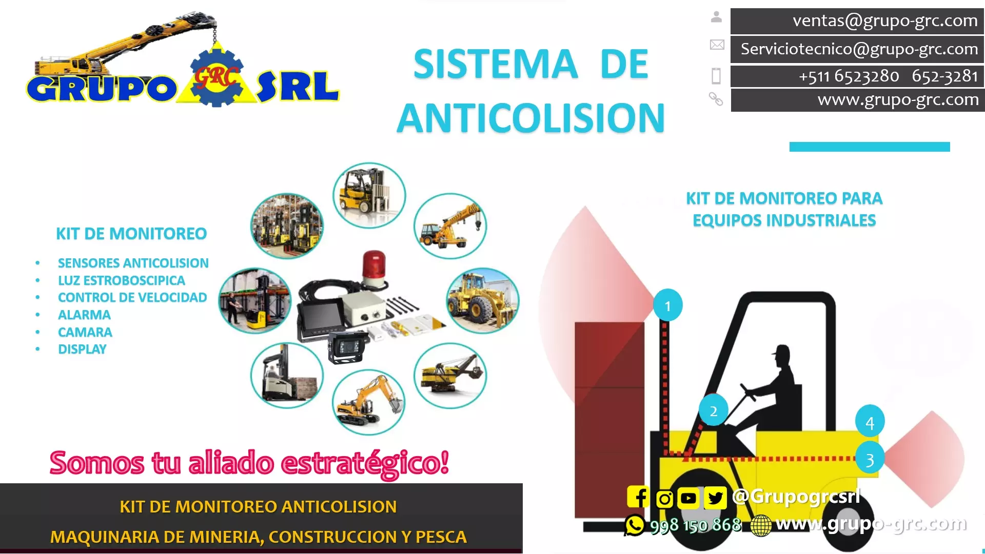 kit Anti colision Industrial